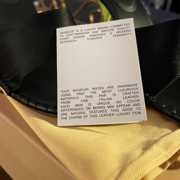 Wandler Sandals Black Satin - Picture 7 of 11